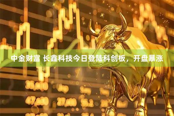 中金财富 长鑫科技今日登陆科创板，开盘暴涨